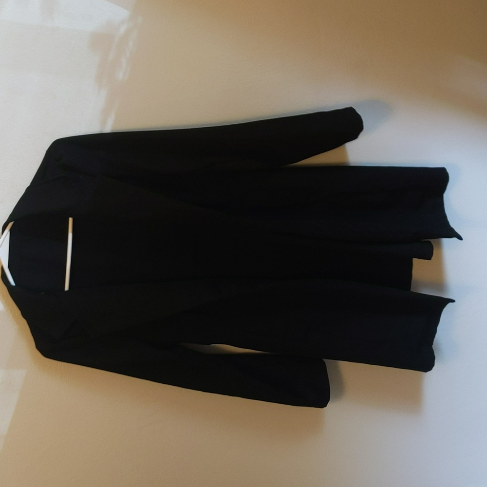 Tailored Black Long Jacket
